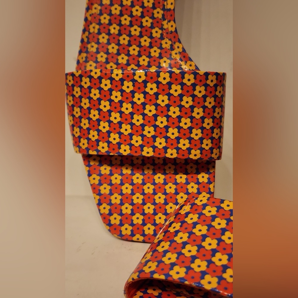 Larroude Multicolor Patterned Sandals - image 8